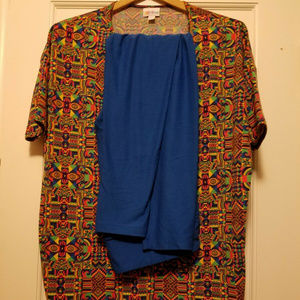 Lularoe Outfit LOT -  Irma XS + TC Leggings